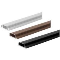 PROFILO TRAVERSO IN ALLUMINIO X ZANZARIERA LINEA B cm.2.6x1x200 - Misura: bianco RAL9010
