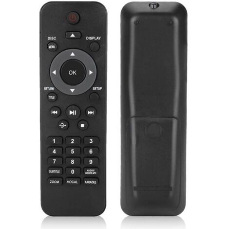 Télécommande DVD, Télécommande Lecteur DVD Universelle de Remplacement pour Philips DVP5982C1 / 37B DVP3350K. (1/4)
