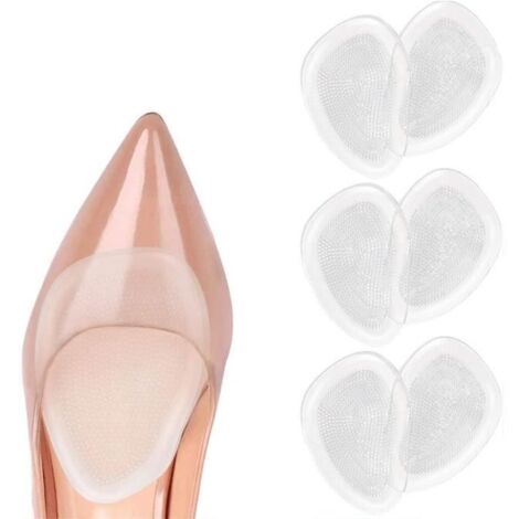 Demi Semelles Coussinet - Non spécifié - 6 Paires - Gel de Silicone - Amorti Confortable - Pour Talons Hauts (1/4)