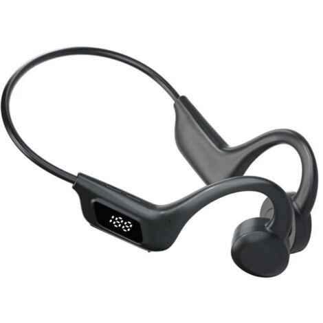 Casque Conduction Osseuse Écouteur Bluetooth Sport sans Fil,Oreilles Libres Confort,8h d\'Autonomie pour Le Running/Vélo (1/4)
