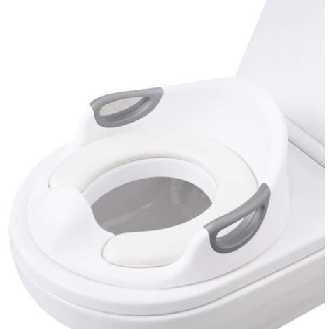 Réducteur de Toilette pour Enfants,Siège de Toilette Bébé,Réducteur de WC avec Poignée de Coussin et Back Trainer (1/4)