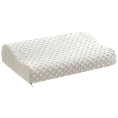 Mémoire Oreiller en Mousse Oreiller Orthopédique Latex Oreiller de Cou en Fibre Fibre Lente Rebond Doux Oreiller Masseur Soins de (1/4)