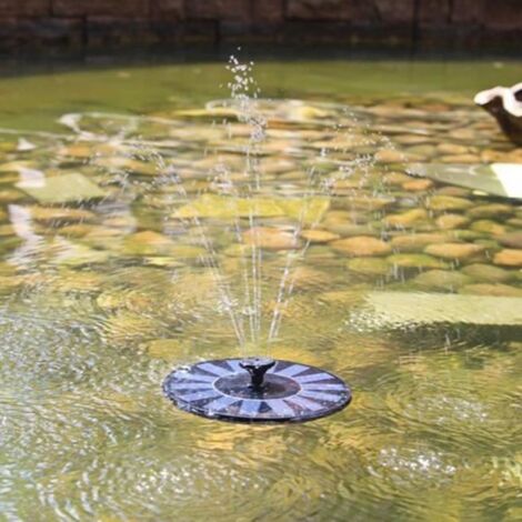 Pompe à eau solaire - 7V 1,4W - Fontaine solaire pour bassin ou jardin (1/4)