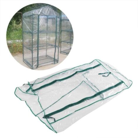 69 x 49 x 126cm Bâche De Rechange Housse Couverture de PVC Pour Serres à Plateaux (1/4)