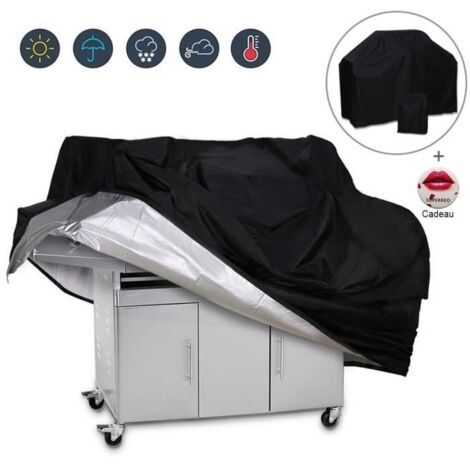 Housse Barbecue Grand XXL 190x71x117cm Housse Bâche de Protection BBQ Couverture de Gril Imperméable Anti-UV/Anti-l\'eau avec Cadeau