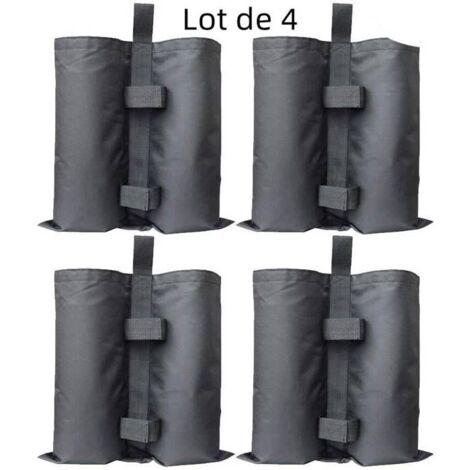 Sacs de Lestage Paquet de Poids de Sable Gazebo Lot de 6 Poids Lourd, Poids pour Jambes, tentes Pare-Soleil, Parasol (1/4)