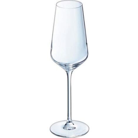 Flûtes à champagne Ultime - Cristal d\'Arques - 21cl - Lot de 6 - Verre ultra transparent (1/2)