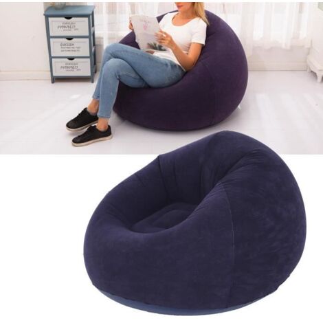 Chaise canapé sphérique simple gonflable ultra douce pour pique-nique camping voyage en plein air dortoir (1/4)