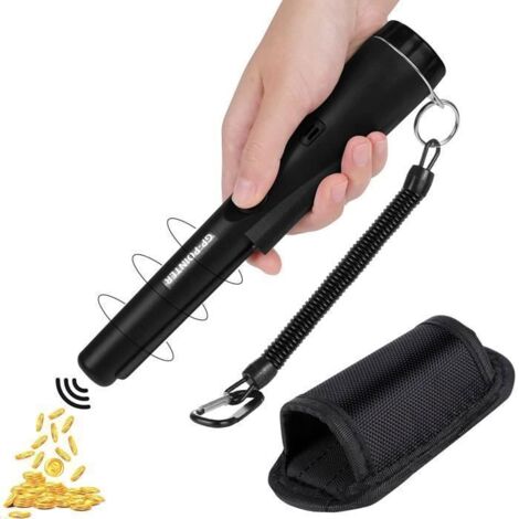 Détecteur de métaux Portable, Pinpointer à 360 °, pointeur de métal étanche IP66 avec indicateur LED intégré (1/4)