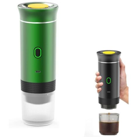 Machine à Cafe Portable, 3 en 1, Cafetiere Portable 12V, Auto-Chauffage, Petites Capsules, Grandes Capsules, Capsule de Poudre, (1/5)