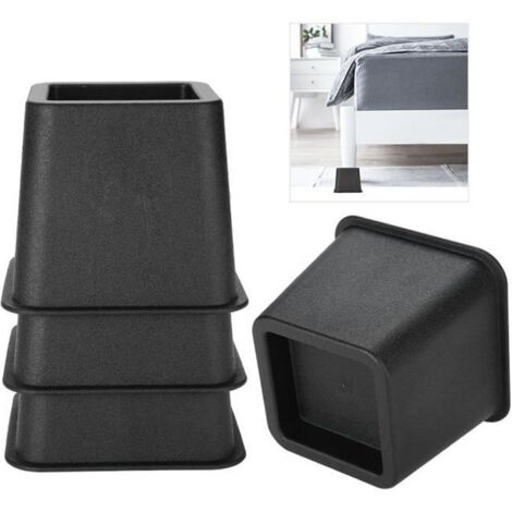 4 PièCes / Ensemble 7.5 Cm Pieds De Meubles Rehausseurs De Lit Réglables élévateur De Chaise De Lit -GIR (1/4)