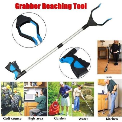 TEMPSA 32\" Gripper Pince de préhension Outil de blocage Pick-up Aide Trash Pick Up Facile à atteindre (1/4)