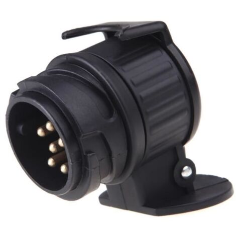 Attelage Tirol 13 à 7 broches adaptateur remorque 12V attelage remorquage caravane camion électrique convertisseur N Type plastique (1/4)