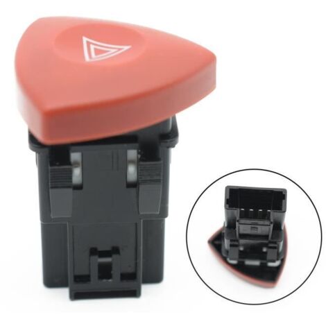 Commutateur de feux d’alarme détresse de voiture pour Renault Master Trafic II ESPACE IV Nissan OPEL Movano Vivaro 8200442724 (1/4)