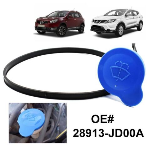 Pour Nissan Qashqai J10 J11 Bouchon de radiateur de lave-glace - Couvercle remplacement 28913JD00A réservoir de liquide + ligne