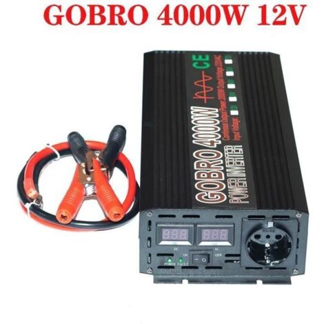 Convertisseur 12V à 220V 4000W onde pur sinus - Onduleur (1/4)