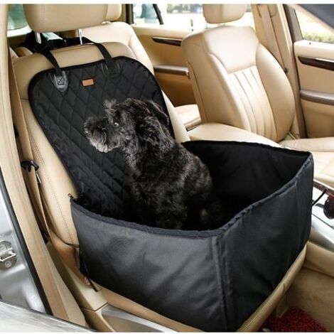 Panier Chien Voiture, Housse de Protection Auto Chien Antidérapant Imperméable 454558cm Noir (1/2)