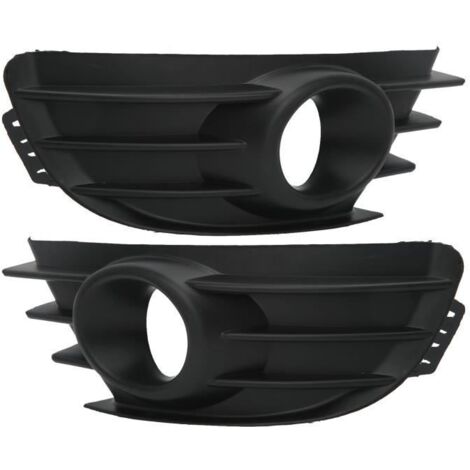 1 Paire de Caches Noirs de Calandre Antibrouillard de Pare-chocs pour C4 2004‑2008 (1/4)