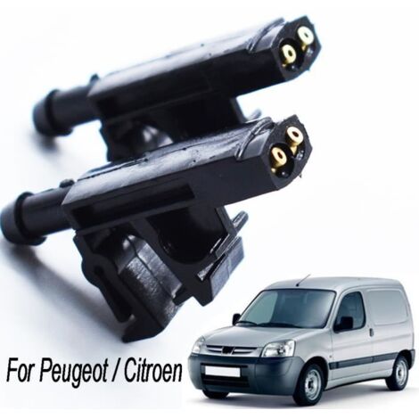 2x Buse de Jet de lave-glace avant pour Peugeot Partner 406 605 pour Citroen Berlingo Xantia ZX 6438A0 643889 (1/4)