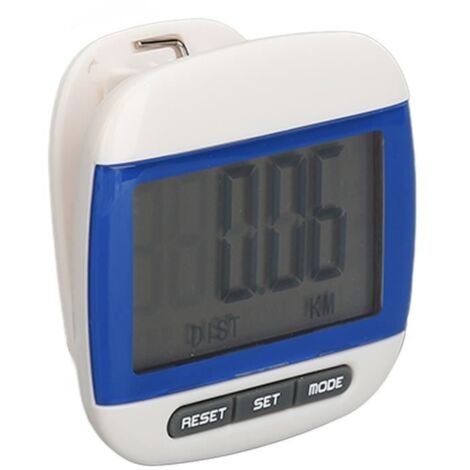 Podomètre de Marche - FAFEICY - Compteur de pas, de calories et de distance - Blanc - Fitness (1/4)