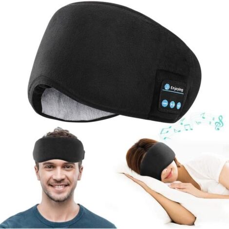 Masque de Sommeil - Écouteurs Bluetooth - Ultra-Douce - Pour Sport - Pour Voyage - Mixte (1/3)