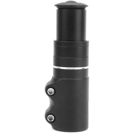 Riser de potence de vélo, rallonge de guidon noir Flexible Texture mate (1/4)