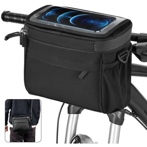Sacoche Vélo Guidon - Valkental - 5L - Écran Tactile - Imperméable - Adaptateur Rapide (1/5)