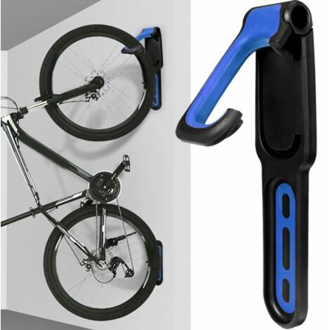 Support Vélo Mural Vertical DILWE - Installation Simple - Gain de Place - Blanc (1/5)