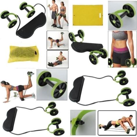 Entraîneur abdominal 5 strength scooter fitness AB Roue bodyshaper - BonAchat (1/2)