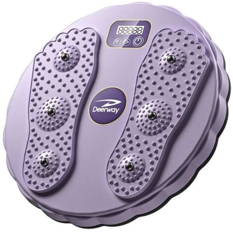 Disque de Torsion - MIOLOE - Violet - 27,5 cm - Fitness - Pour Abdominaux, Hanches, Cuisses (1/4)