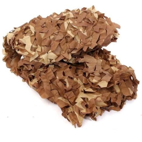 TEMPSA Filet de Camouflage Desert Militaire Woodlands Feuille Pour Chasse Camping 1.5X5M (1/4)