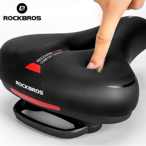 Siège De Vélo Ergonomique – Gel + Mousse Mémoire, Respirant, étanche – Universel VTT, Route, Salle – Style Pois