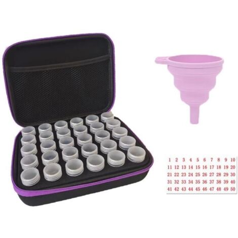 Boite Diamond Painting Rangement - G - 30 Compartiments - Résistante aux chocs - 21x17x7 cm (1/3)