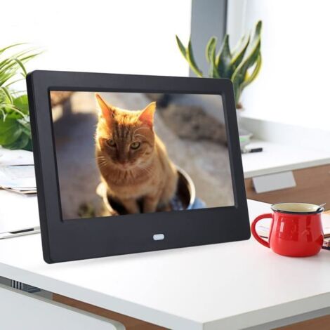 7\' HD LED Cadres Photo Numériques Digital Photo Frame MP3 Player Film Lecteur (1/3)