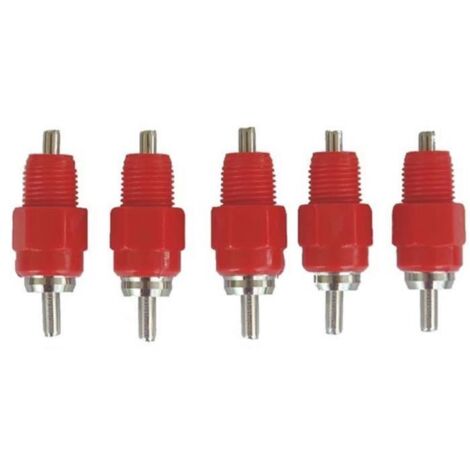 5 Pcs Eau Tetine Poulet Alimentateur Fournitures de Volaille Poule Vis dans le style (1/3)