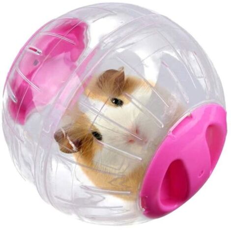 Boule d\'exercice - Non spécifié - Hamster - Rose - Plastique - 12 cm (1/4)