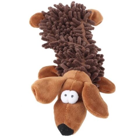HURRISE jouet pour animal de compagnie Animal de compagnie chat petit chien en peluche forme animale mignonne avec dispositif (1/3)