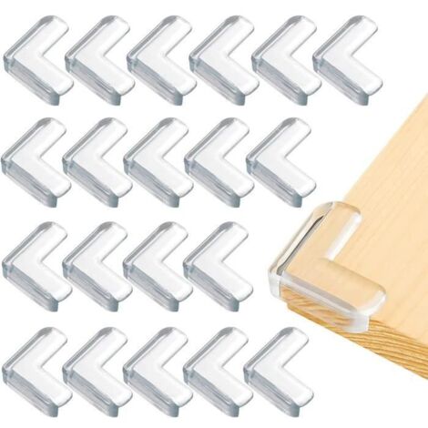 Coin de Table Protection Bebe, Protection Coin de Table pour Bébés,ABURNUDREY Protection Coin de Table 20PCS (1/4)