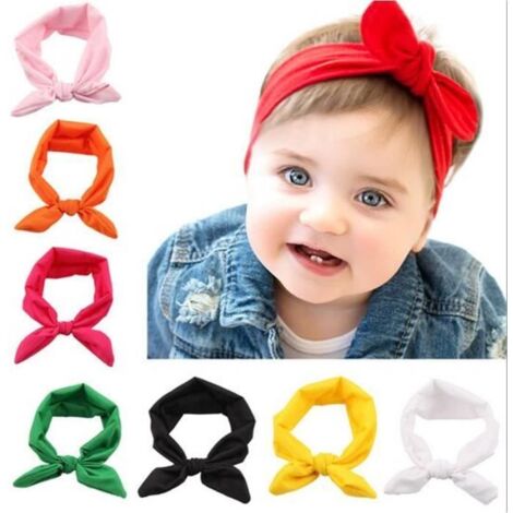 12 x bandeau bebe fille Elastic Hoops cheveux Bandeaux