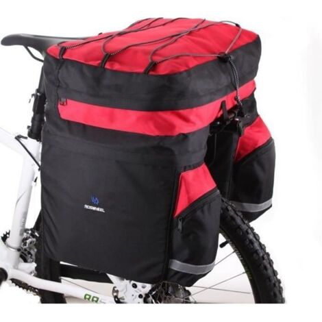 60L Sacoche à vélo Sacoches porte-bagages vélo Double Face sac Pannier (1/4)