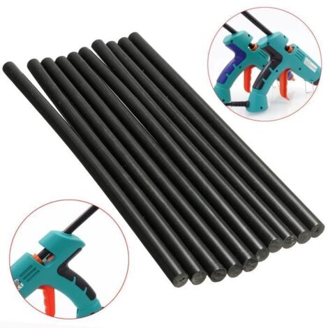 10pcs Débosselage Sans Peinture PDR Bâton Colle Noir Réparation (1/4)