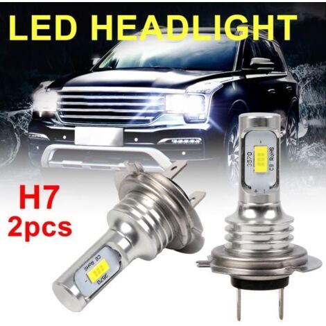 Ampoule H7 LED pour Voiture Ampoules Phare de Haut Qualité IP68 6000K lumière Blanche pour Voiture 2PCS (1/4)