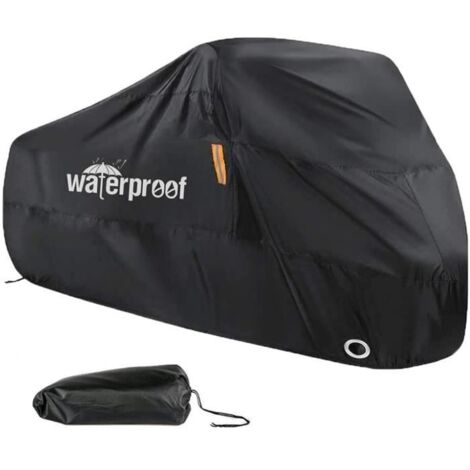 Housse de vélo pour 2 vélos, housse de vélo pour rangement extérieur, nylon 210T imperméable anti-poussière, pluie, protection UV