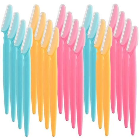 200 Pièces Rasoirs à Sourcils Rasoir Visage pour Femmes et Hommes Visage Détachants De Cheveux (20PCs) (1/4)