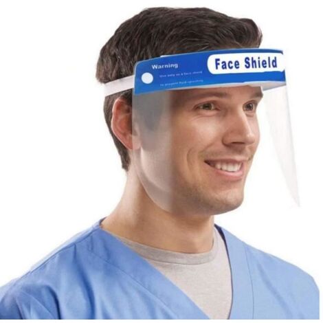Visière de bouclier de protection complète - Marque - Modèle - Transparent - Adulte - Mixte (1/4)
