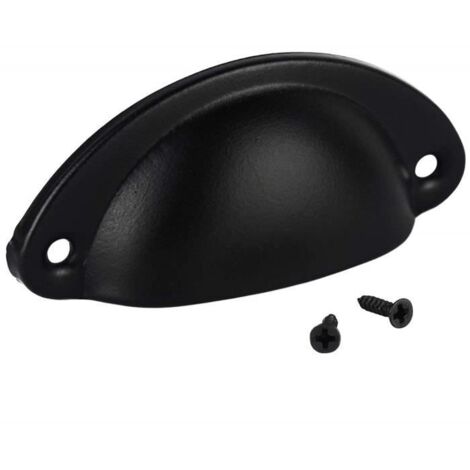 12 Pcs Porte Tiroir Armoire Fer Coquille Coupe Demi-Cercle PoignÉE ...