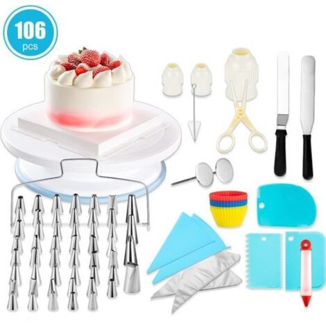 Douille Patisserie Professionnelle Poche A Douille Douille Patisserie Inox Reutilisable, pour Patisserie Kits Décoration de DIY (1/4)