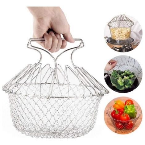 Panier à Salade - Non spécifié - Lot de 2 - Acier Inoxydable - Diamètre 23 cm - Multifonctionnel