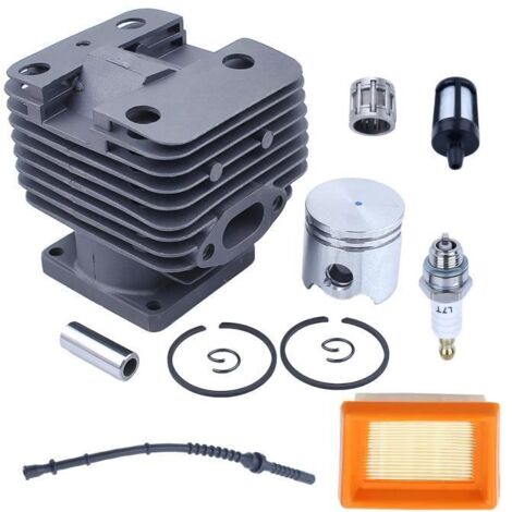 35mm Piston de cylindre Pour Stihl FS120 FS200 FS250 avec pièces de rechange avec roulement à aiguilles, tuyau de carburant