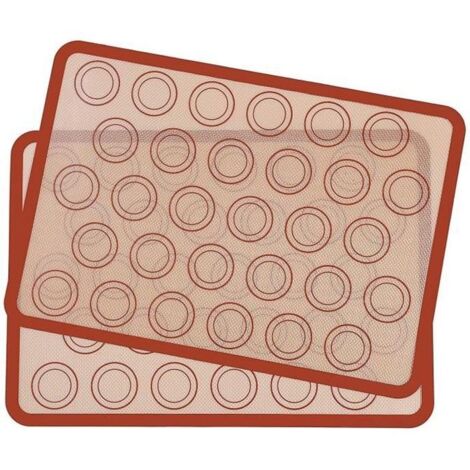 Tapis de cuisson - Silicone - 42 x 29.5 cm - Anti-adhérent - Réutilisable - Sain (1/4)
